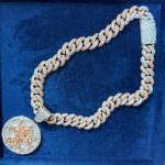 SGJ072 Stoned Neck Chain & Pendant