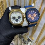 SGJ128  Poedagar 893 Gold White Sport Chronograph Watch