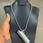 SGJ106 hip-hop style metal lighter case pendant necklace