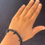 SGJ136Black Panther "Tooth and Claw" tennis bracelet